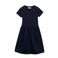 Mango Kids korte jurk donkerblauw
