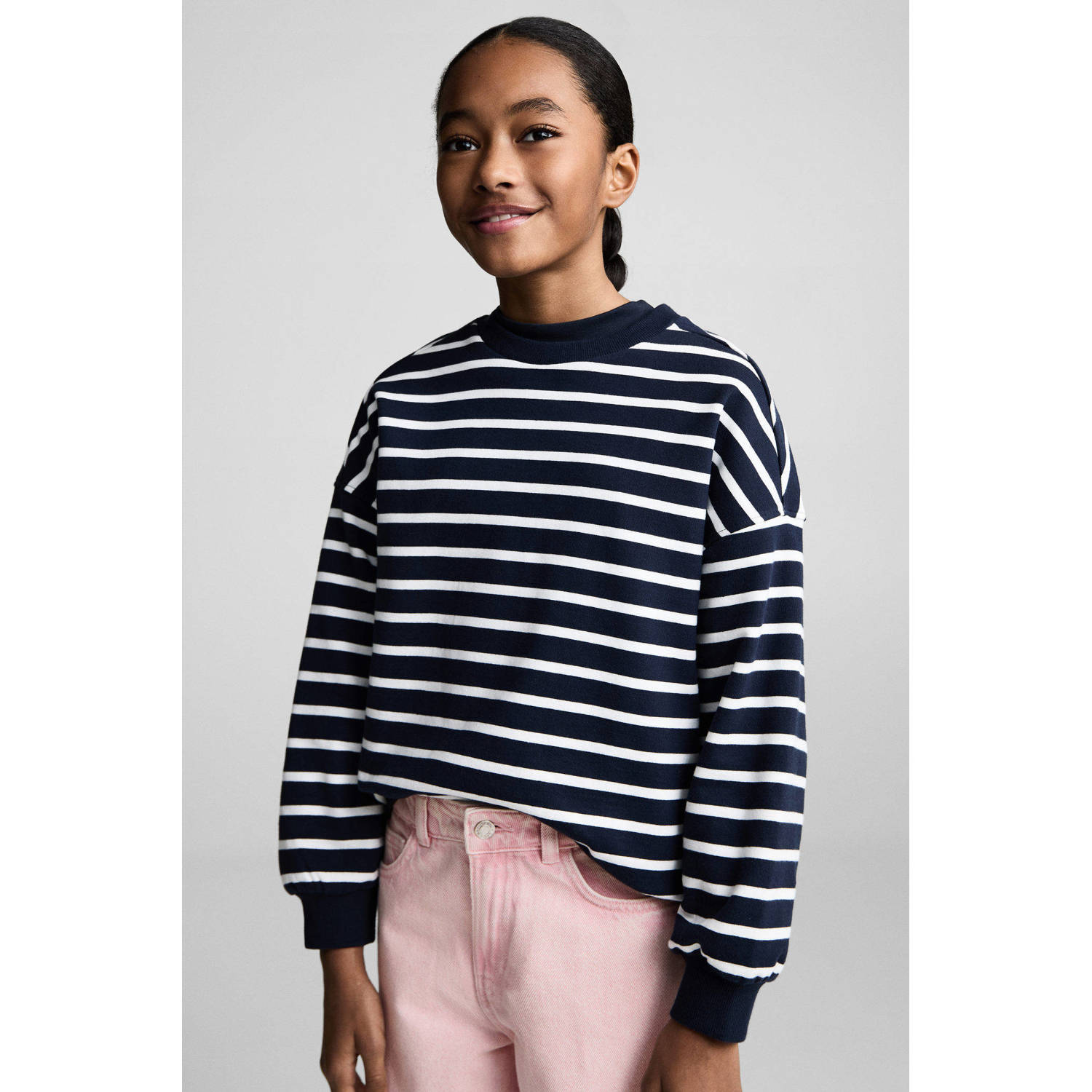Mango Kids jeans lichtroze