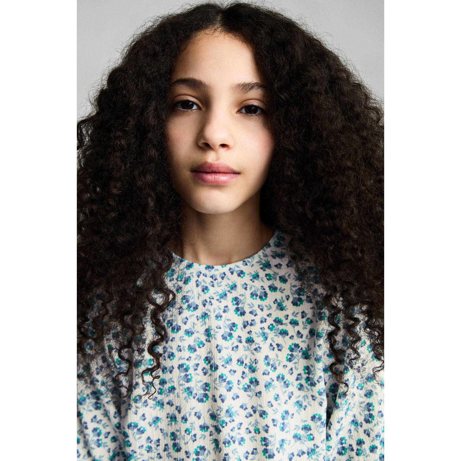 Mango Kids korte jurk wit
