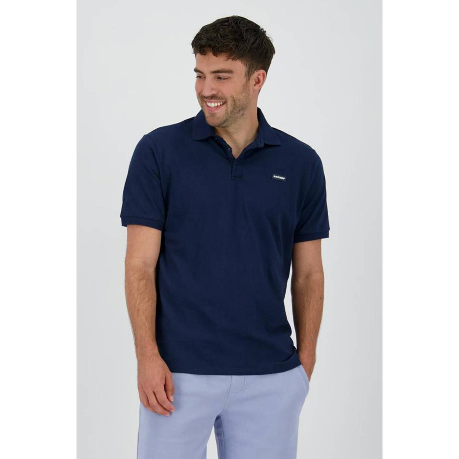Raizzed regular polo donkerblauw