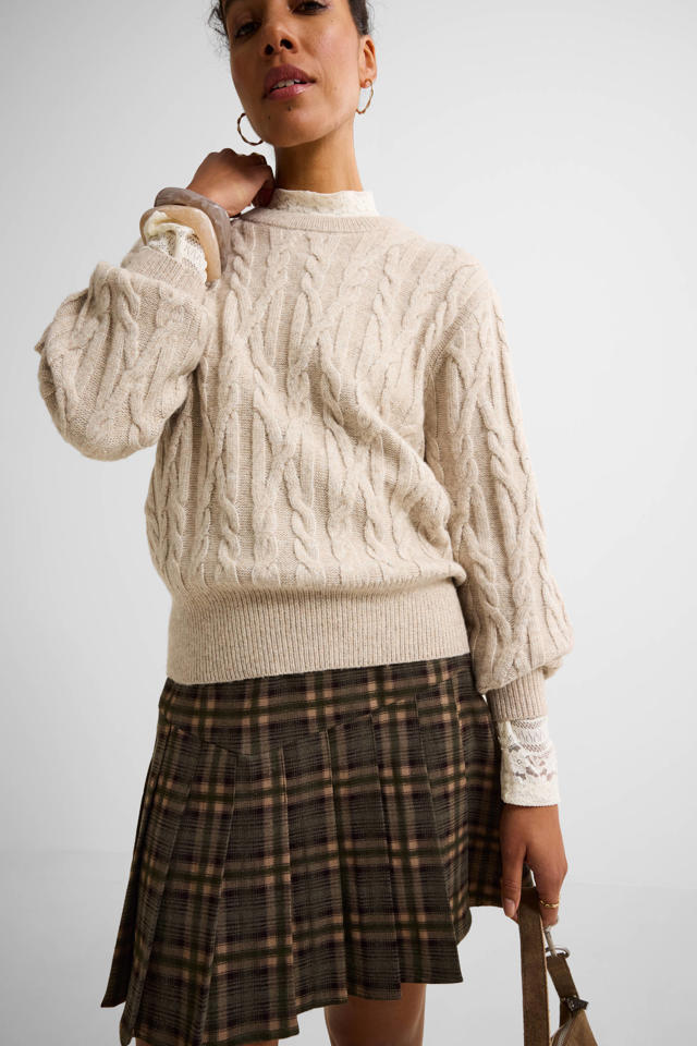 ROK GEMMA PAILLETTEN CHAMPAGNE GOUD