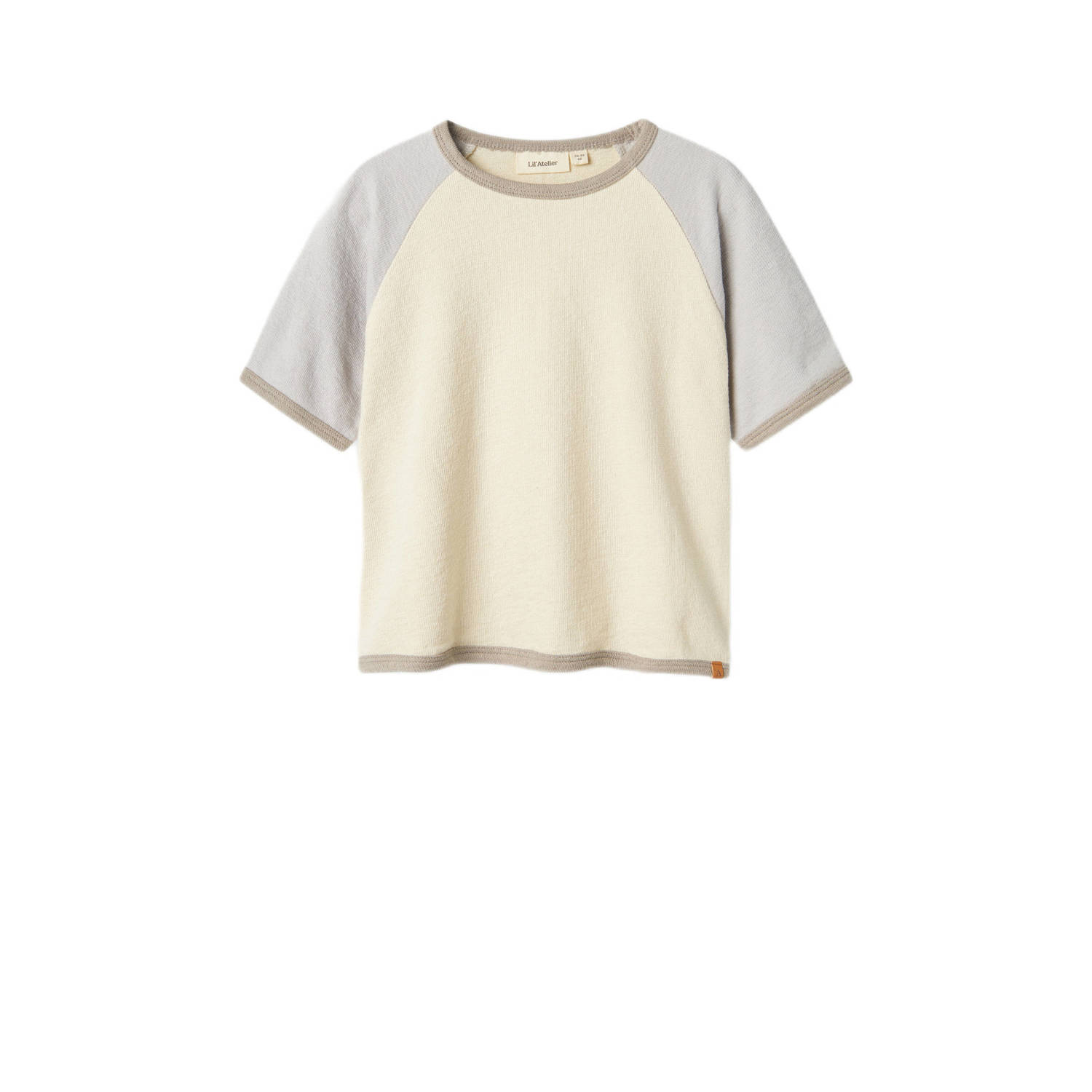 LIL' ATELIER Jongens Polo's & T-shirts Nmmnunan Ss Loose Top Lil Beige