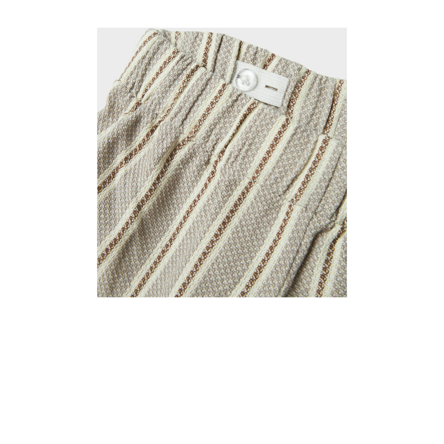 LIL' ATELIER MINI casual short lichtgrijs