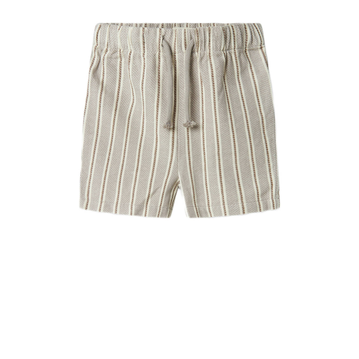 LIL' ATELIER Jongens Broeken Nmmfrede Stripe Loose Shorts Lil Taupe
