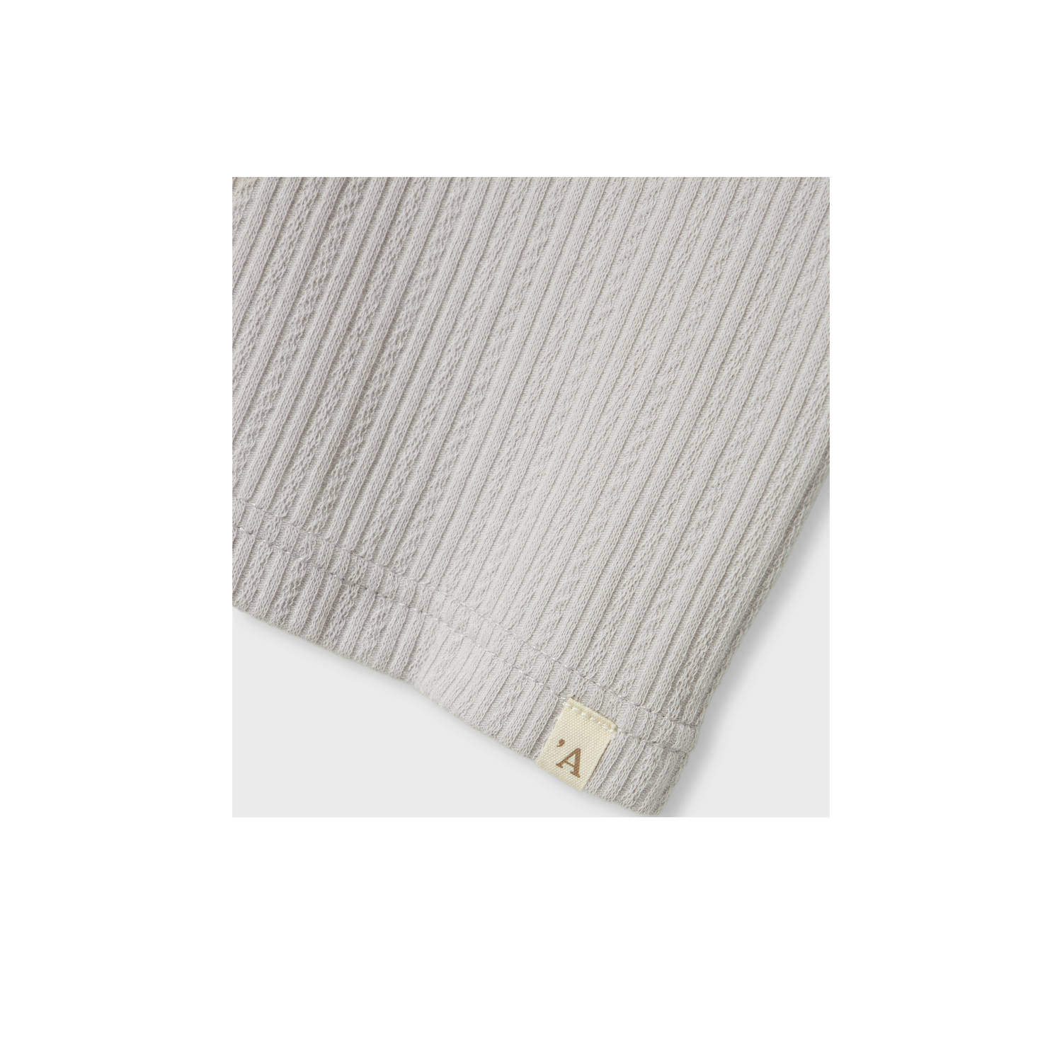 LIL' ATELIER MINI T-shirt lichtgrijs