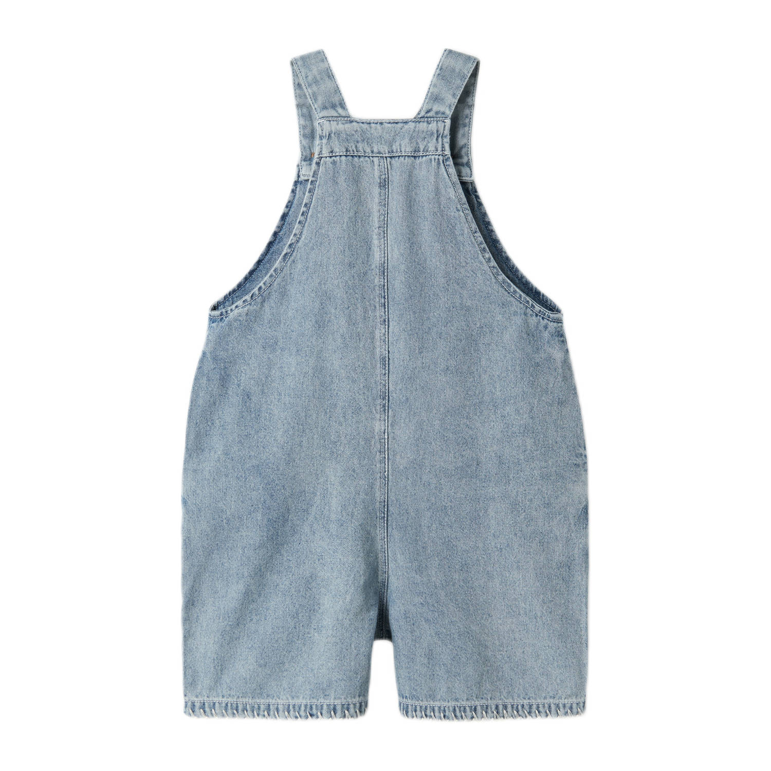 LIL' ATELIER MINI tuinbroek medium blue denim