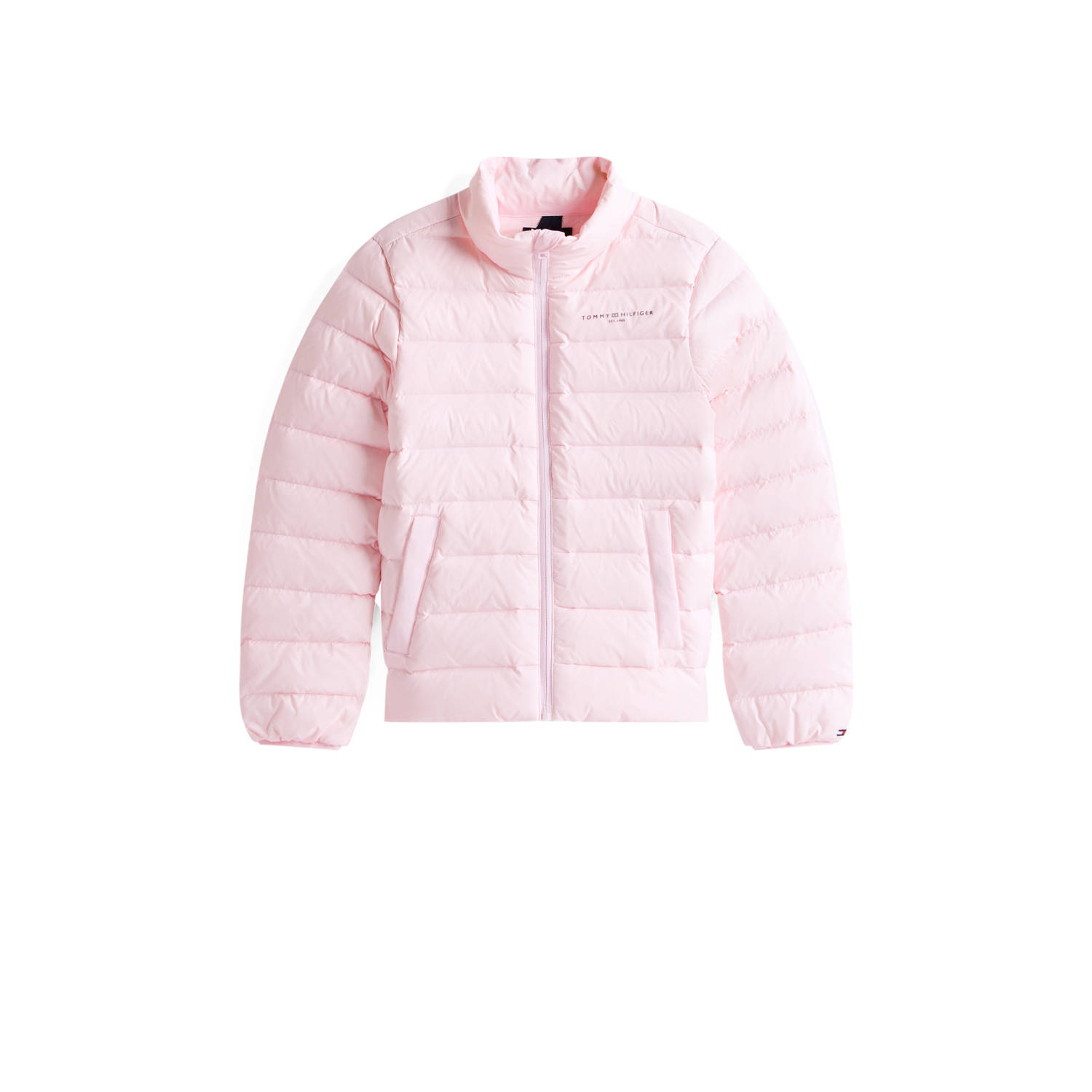 Tommy Hilfiger gewatteerde jas roze