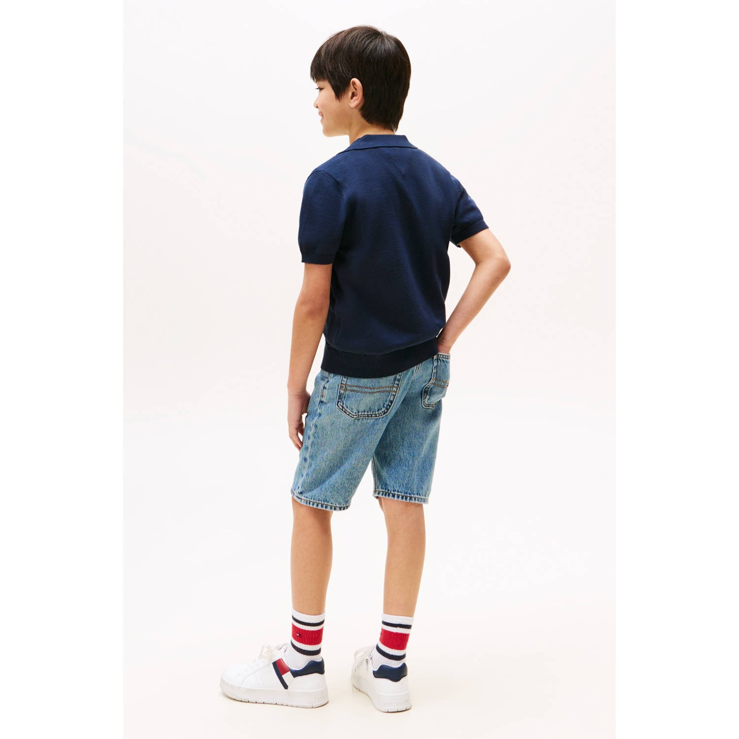 Tommy Hilfiger polo donkerblauw