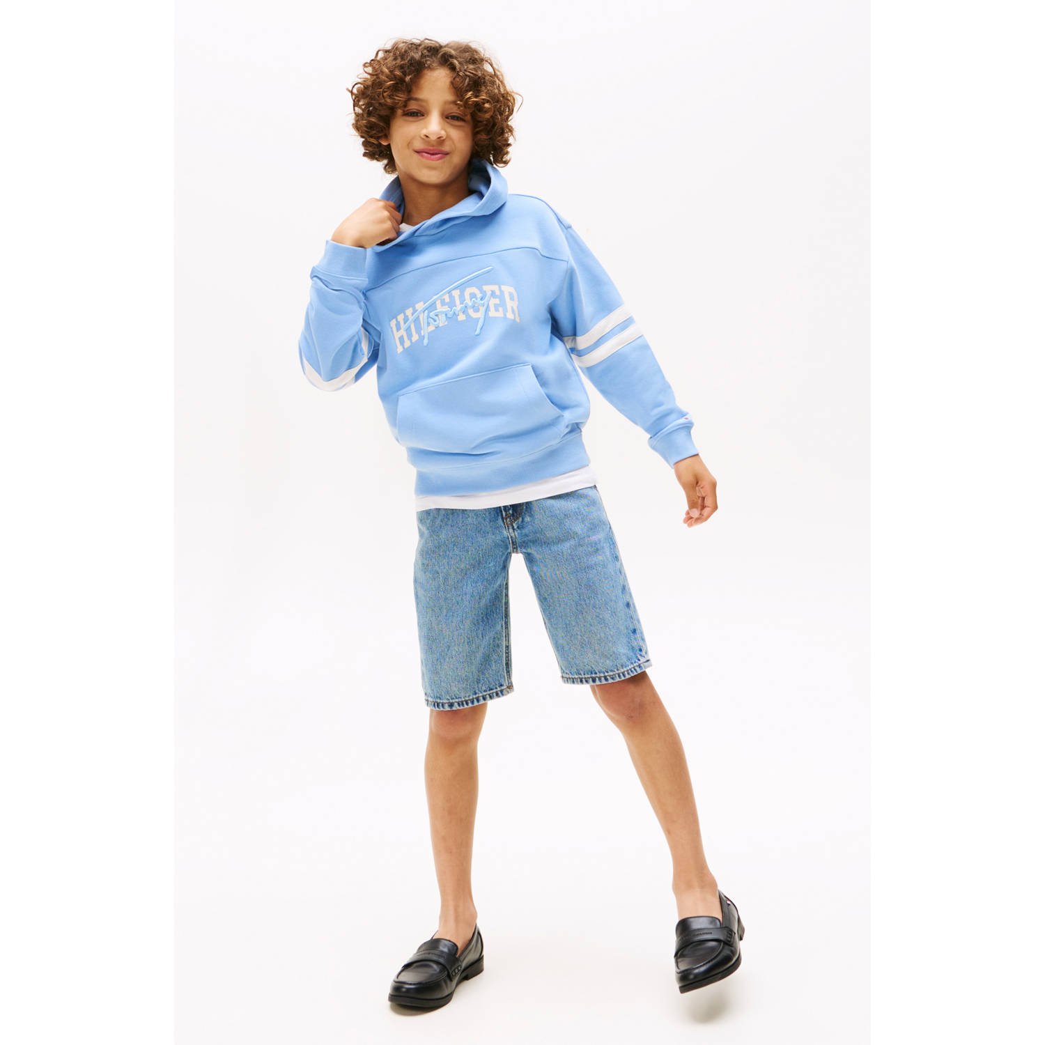 Tommy Hilfiger hoodie lichtblauw