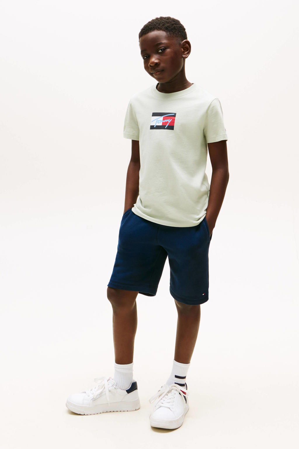 Tommy Hilfiger T-shirt lichtgroen