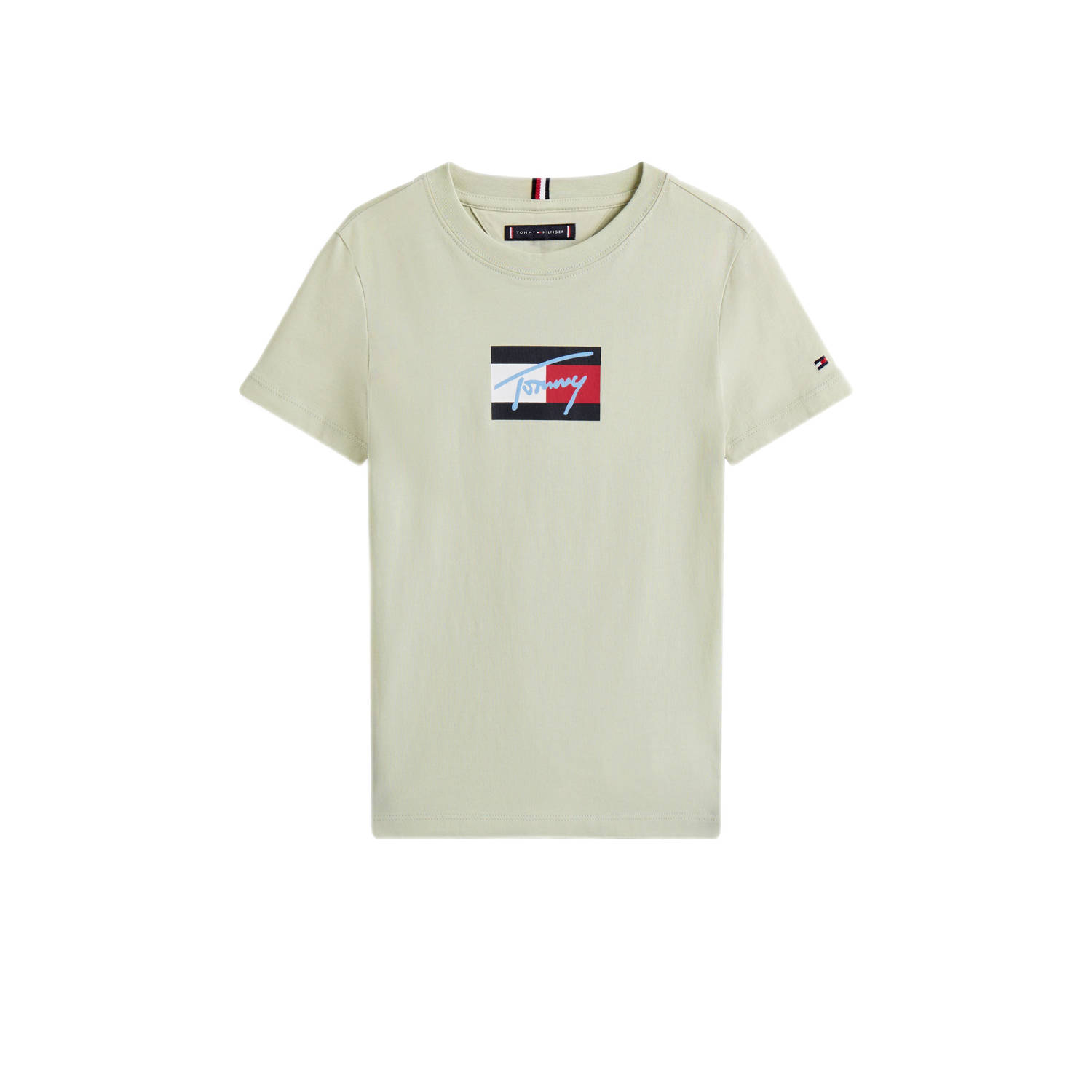 Tommy Hilfiger T-shirt lichtgroen
