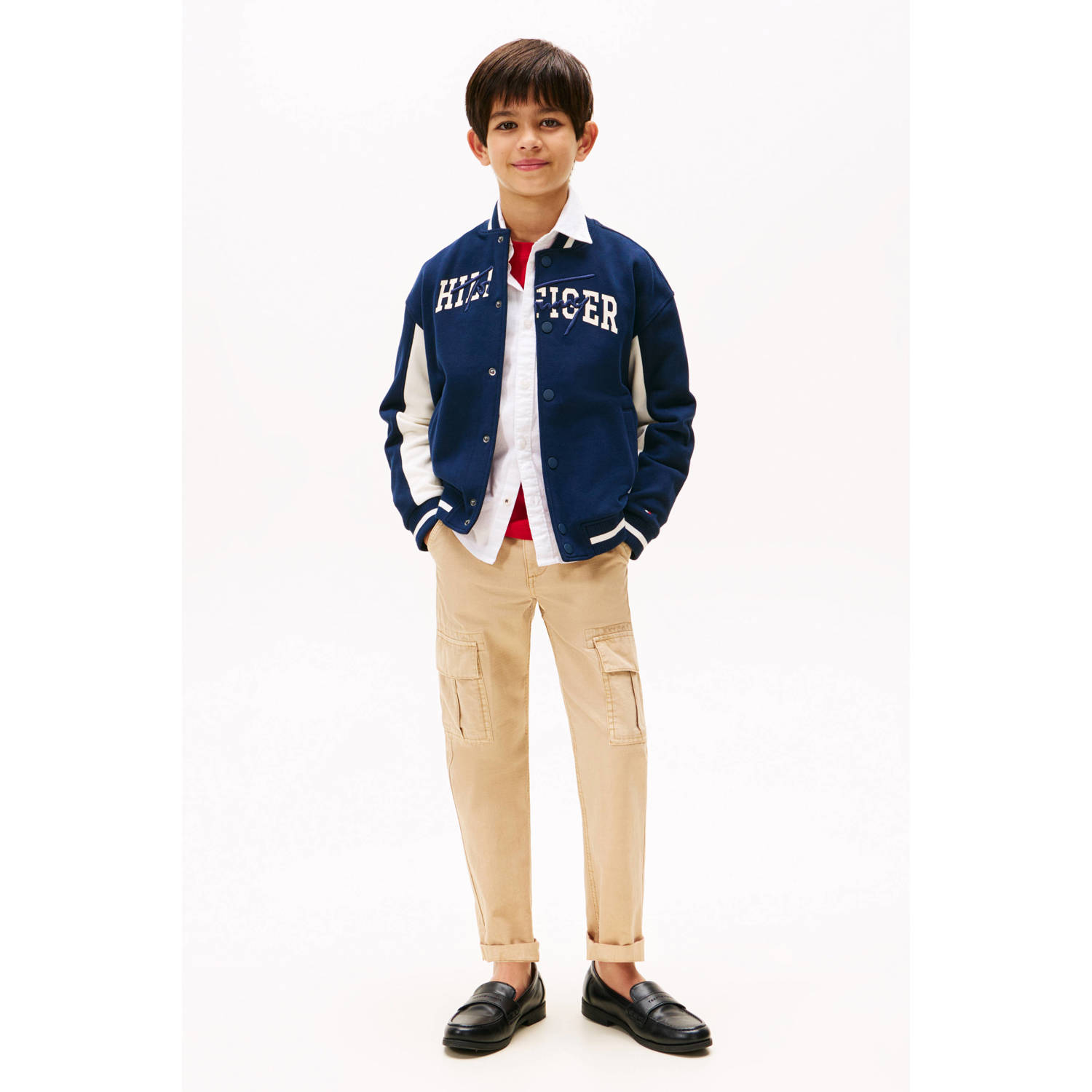 Tommy Hilfiger bikerjack donkerblauw