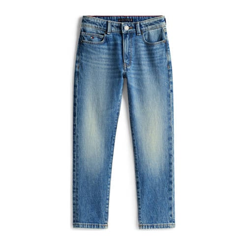 Tommy Hilfiger regular fit jeans medium blue denim afbeelding