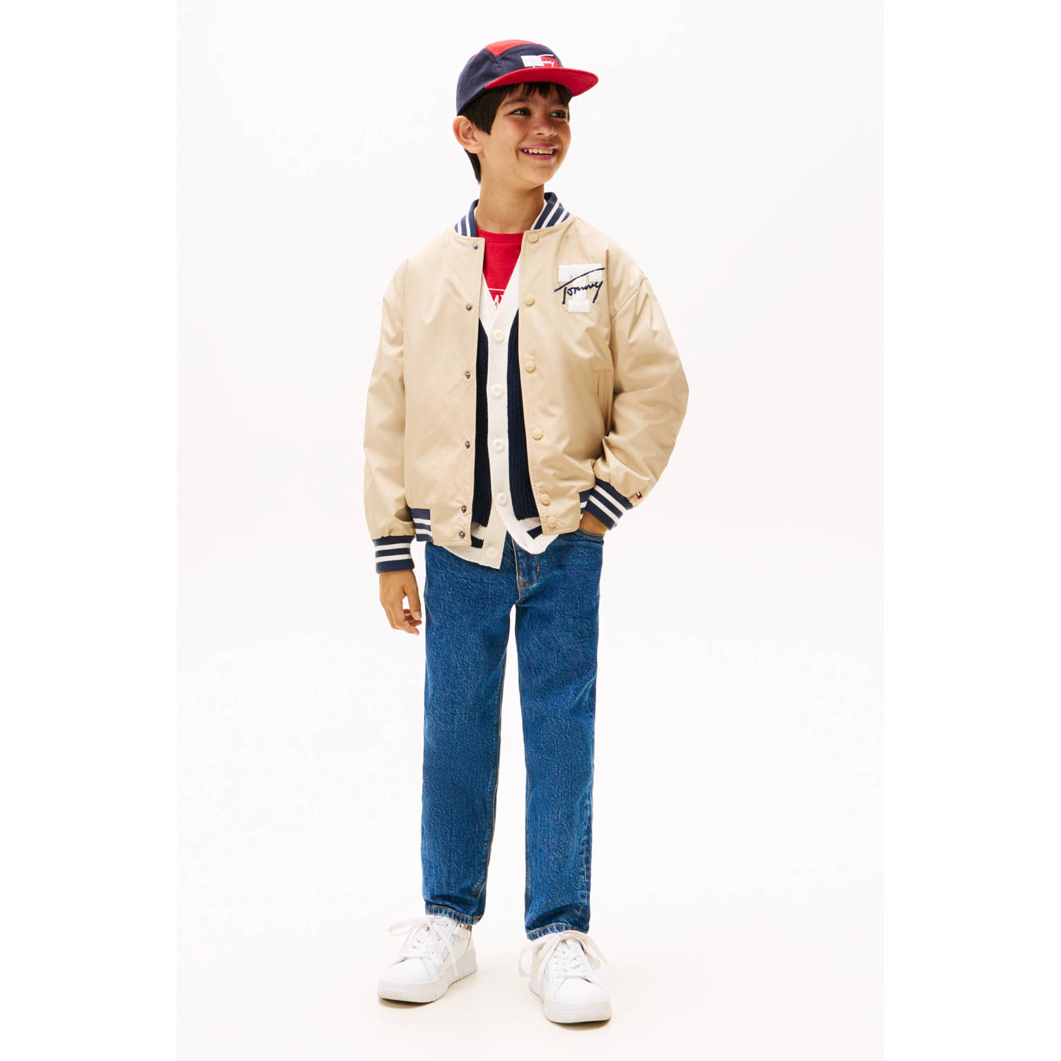 Tommy Hilfiger bomberjack herfst beige