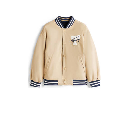 Tommy Hilfiger bomberjack herfst beige afbeelding