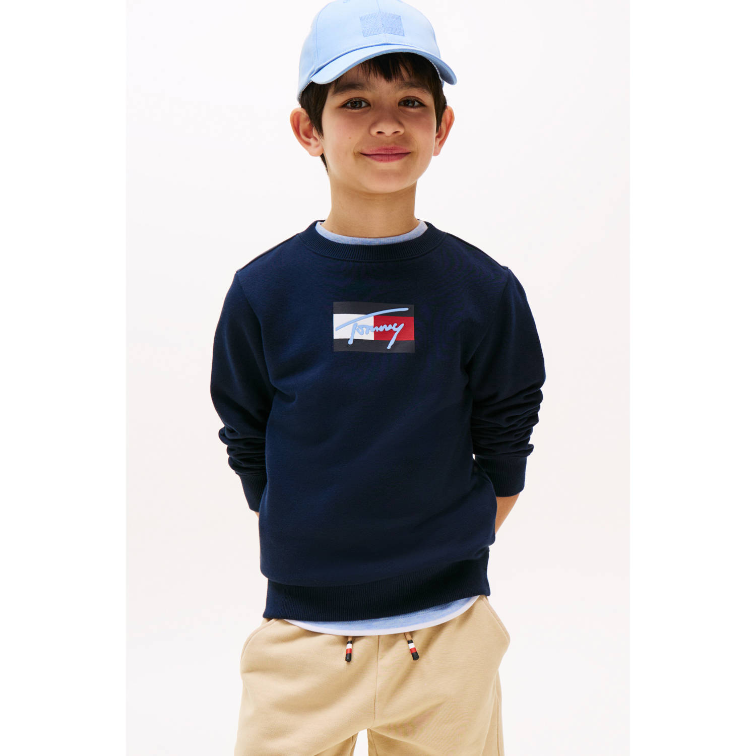 Tommy Hilfiger sweater donkerblauw