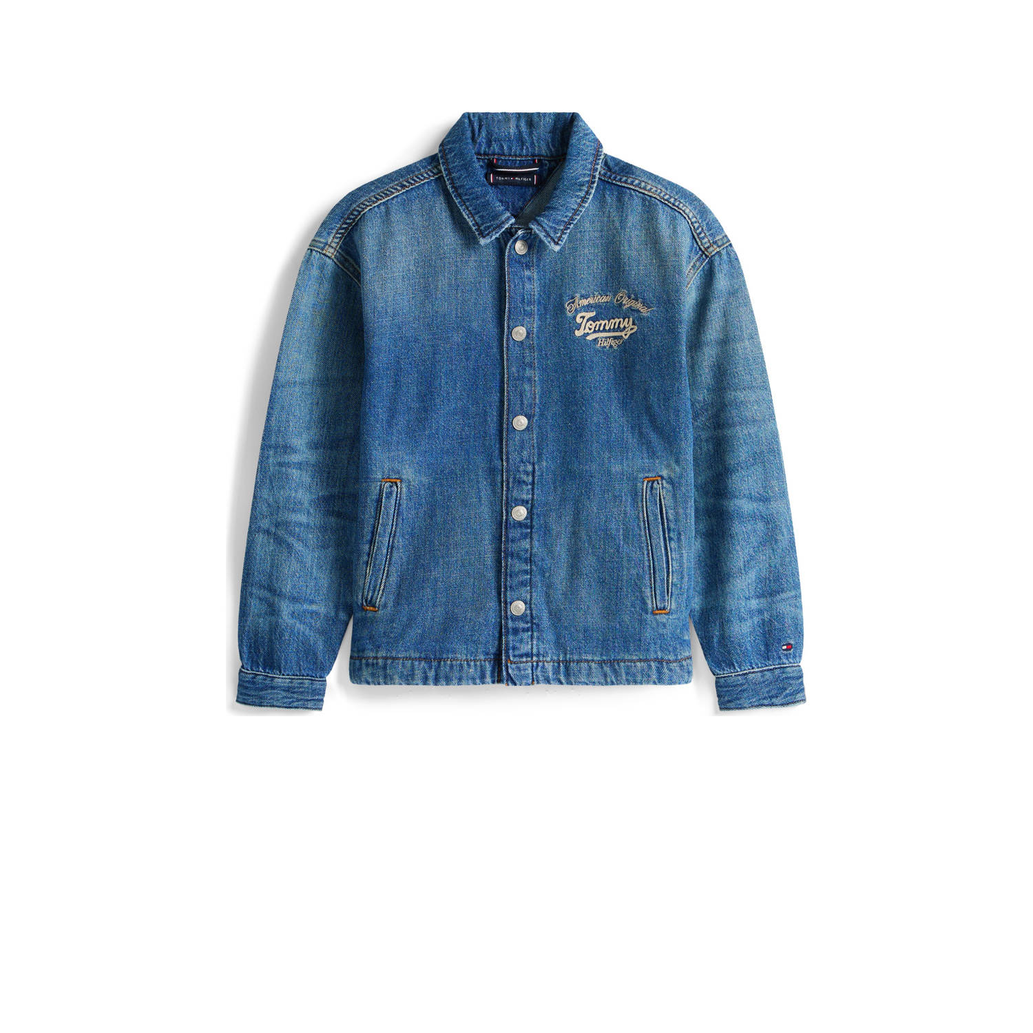 Tommy Hilfiger spijkerjas medium blue denim