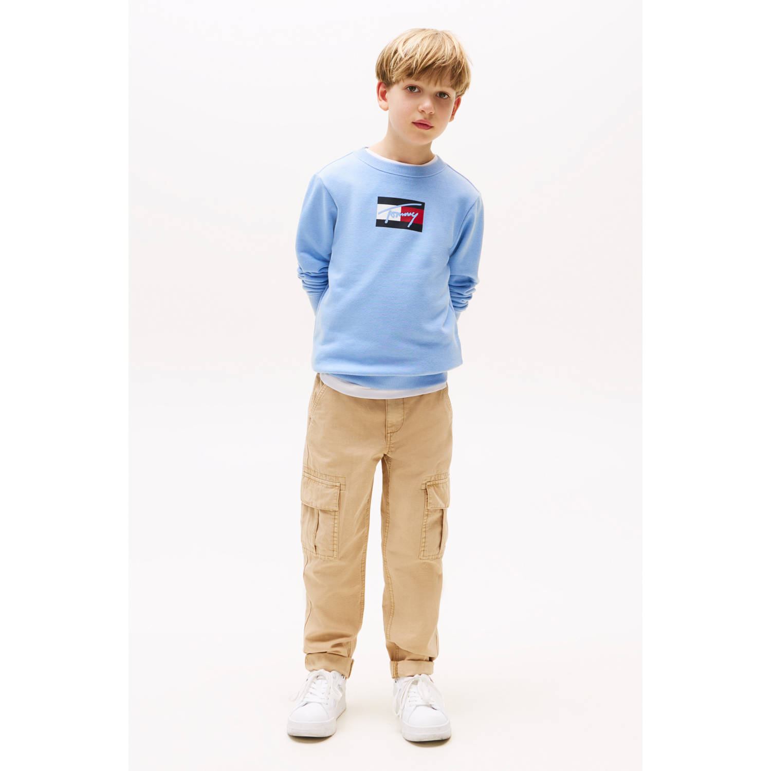 Tommy Hilfiger sweater lichtblauw