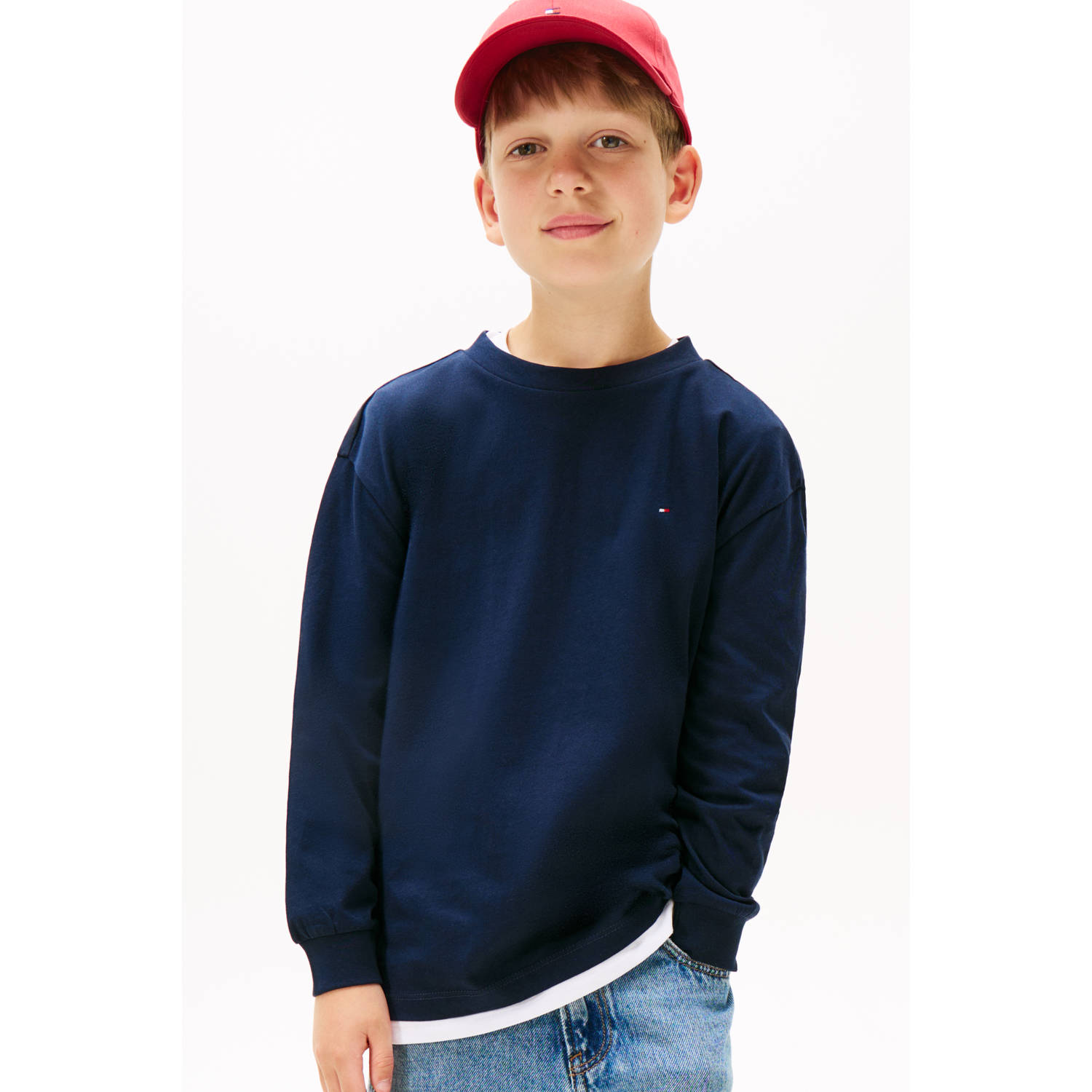 Tommy Hilfiger longsleeve donkerblauw