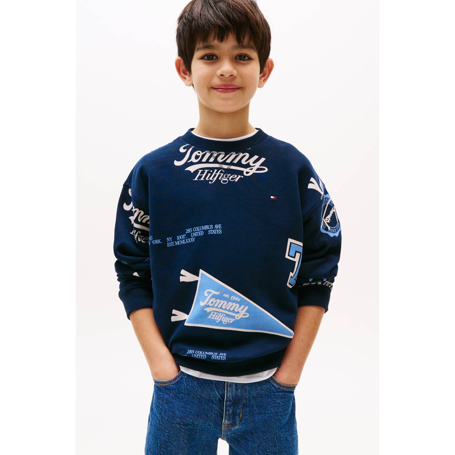 Tommy Hilfiger sweater donkerblauw