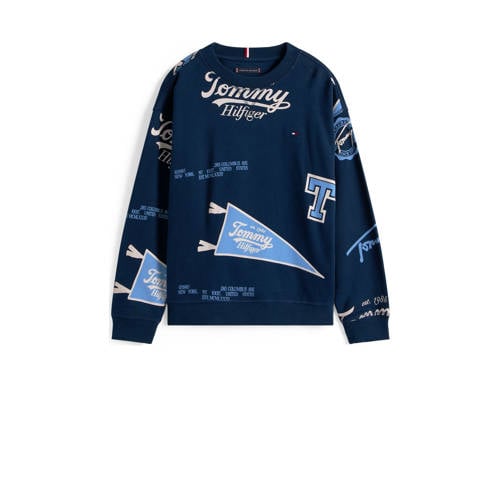 Tommy Hilfiger sweater donkerblauw afbeelding
