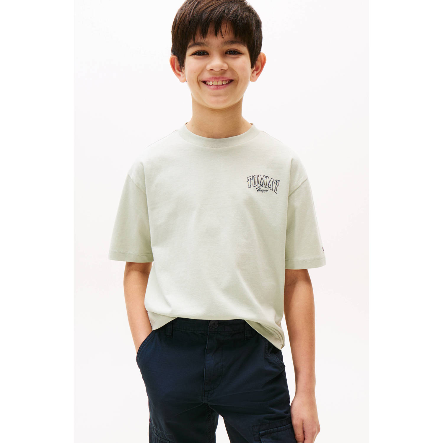 Tommy Hilfiger T-shirt lichtgroen