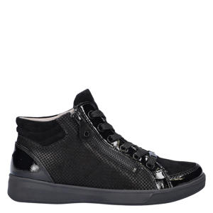 Rome Hightop lakleren sneakers zwart