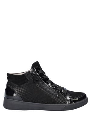 Rome Hightop lakleren sneakers zwart