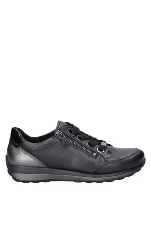 Osaka HighSoft leren sneakers zwart