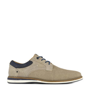   veterschoenen grijsbruin