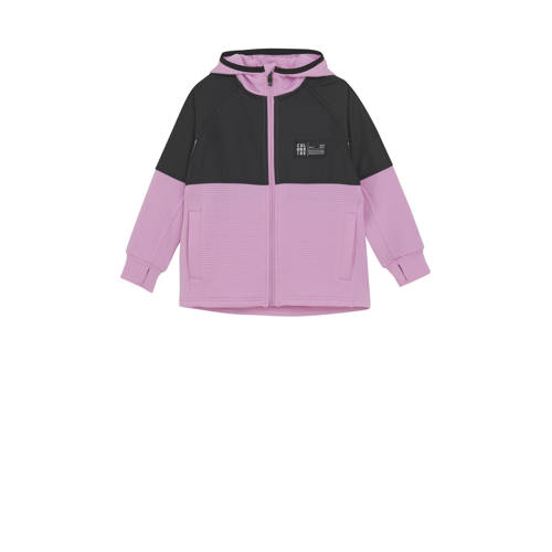 Color Kids fleece vest lila/zwart afbeelding