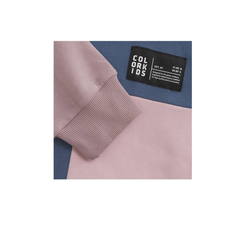 Color Kids hoodie roze/blauw afbeelding