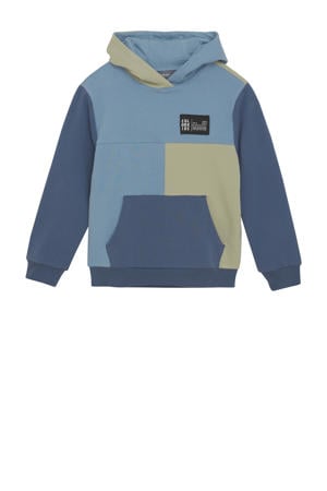 hoodie blauw/groen