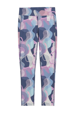 sportlegging roze/blauw/geel