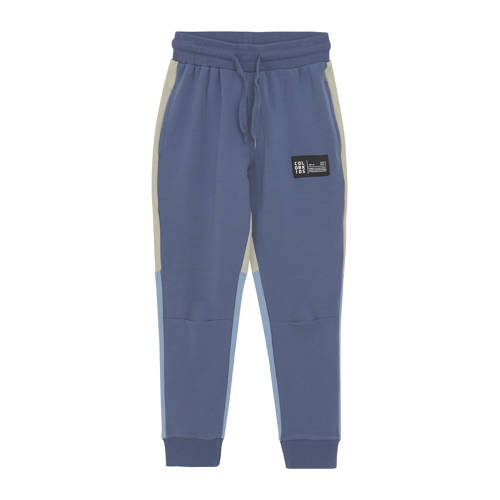 Color Kids joggingbroek blauw/beige afbeelding