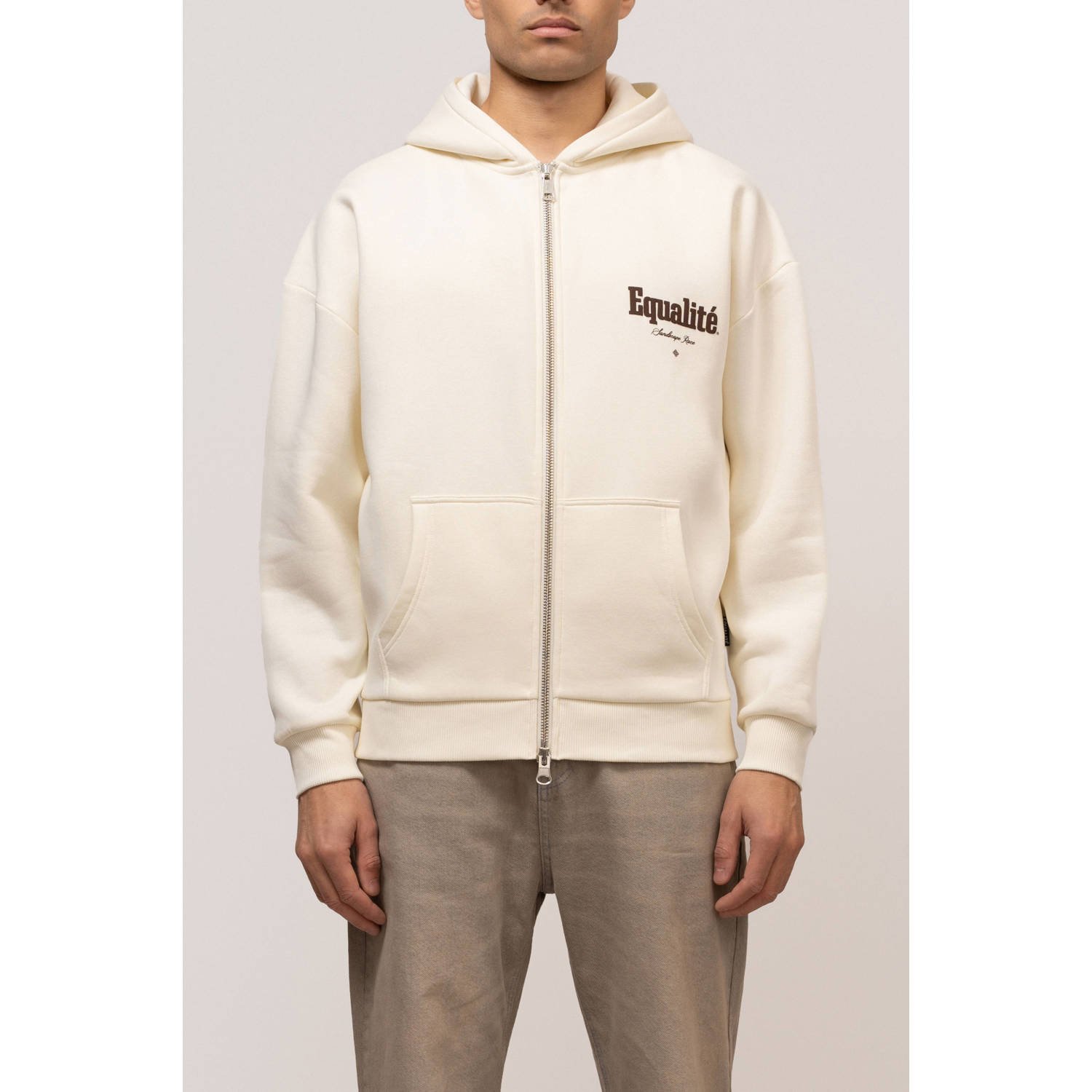 Equalité sweatvest ecru