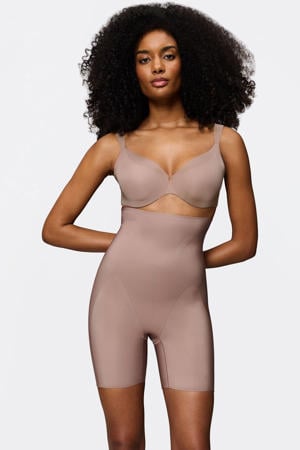 high waist corrigerende short Body Make-Up Illusion Curve lichtbruin