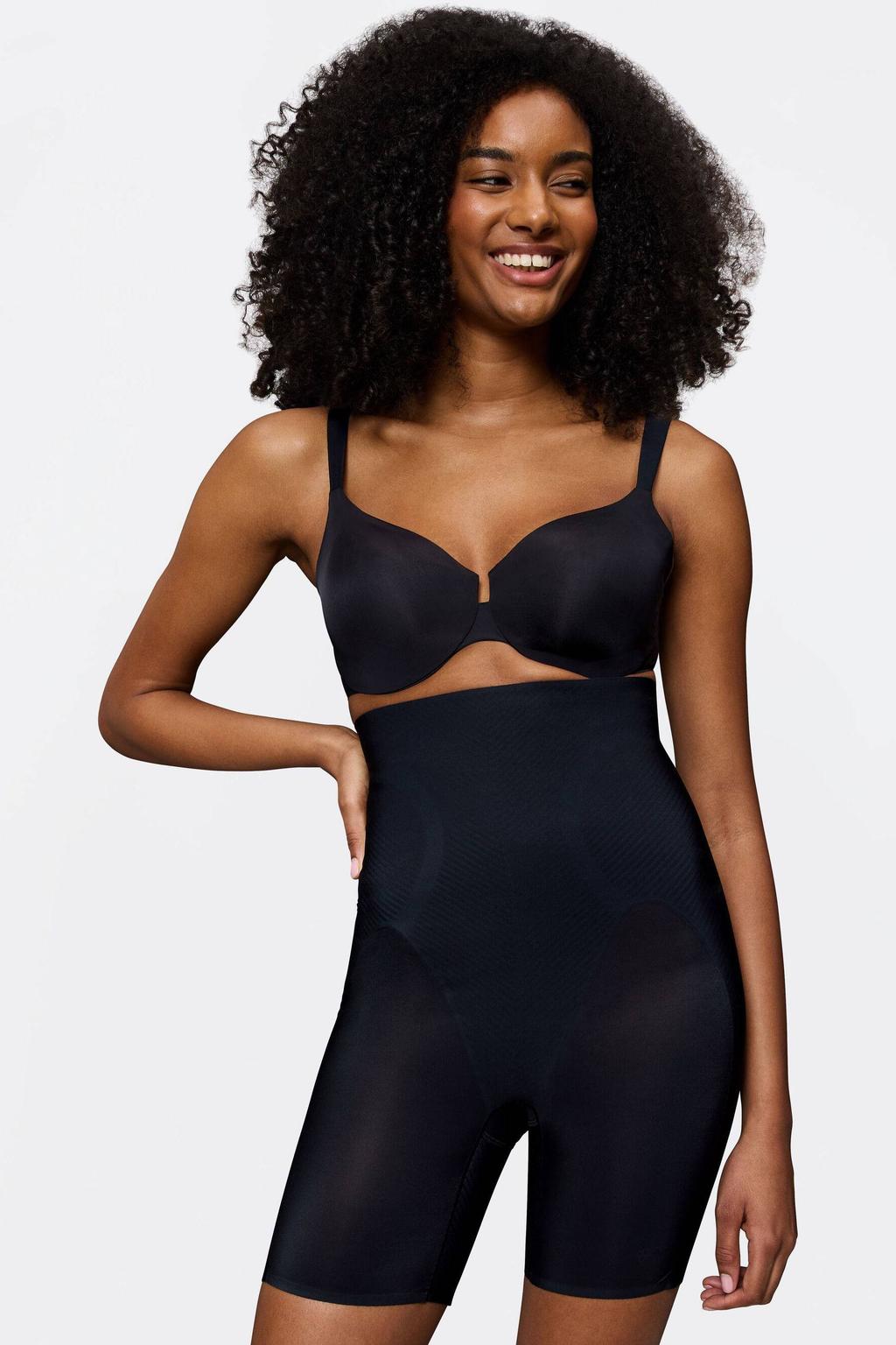 Triumph high waist corrigerende short Body Make-Up Illusion Curve zwart