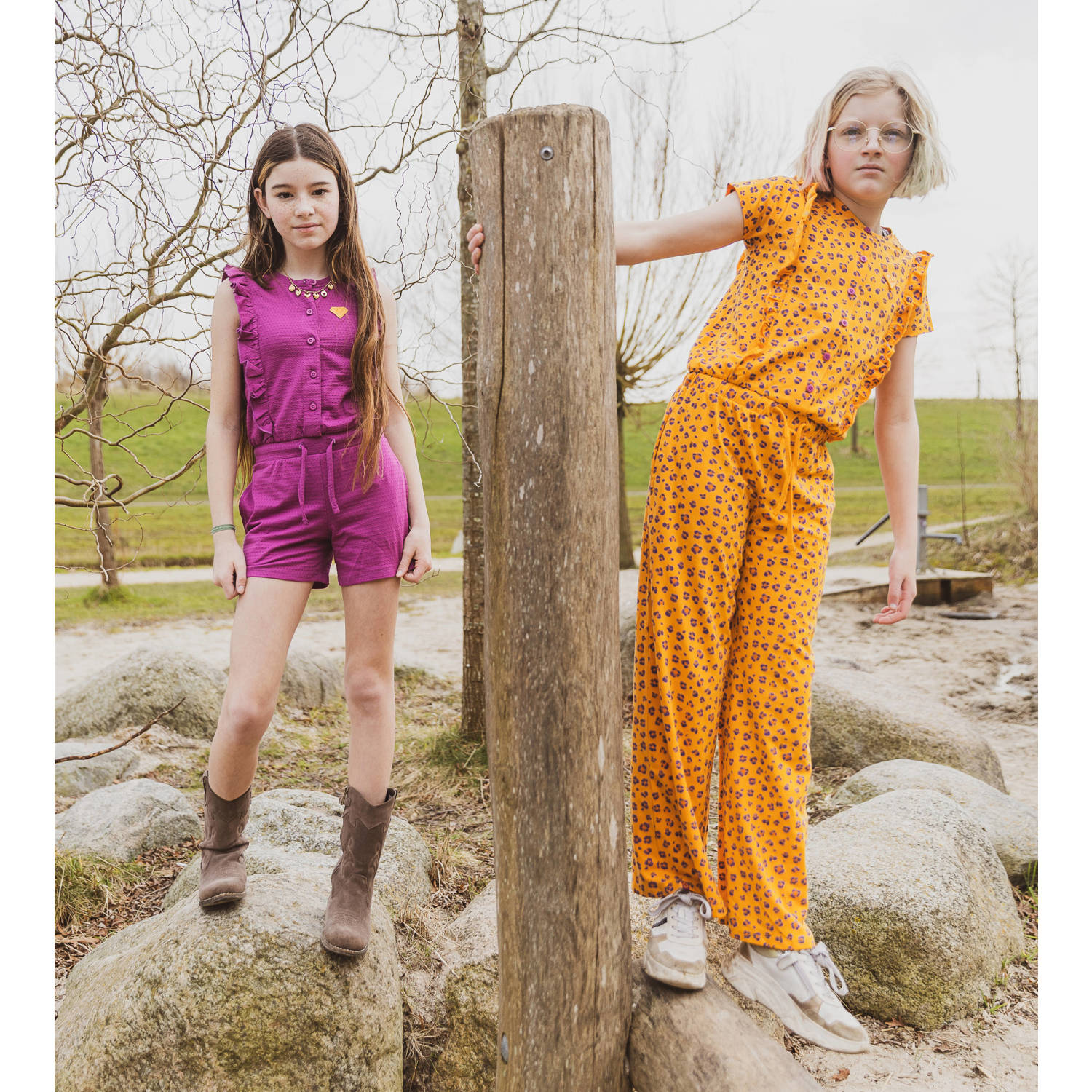 4PRESIDENT jumpsuit oranje