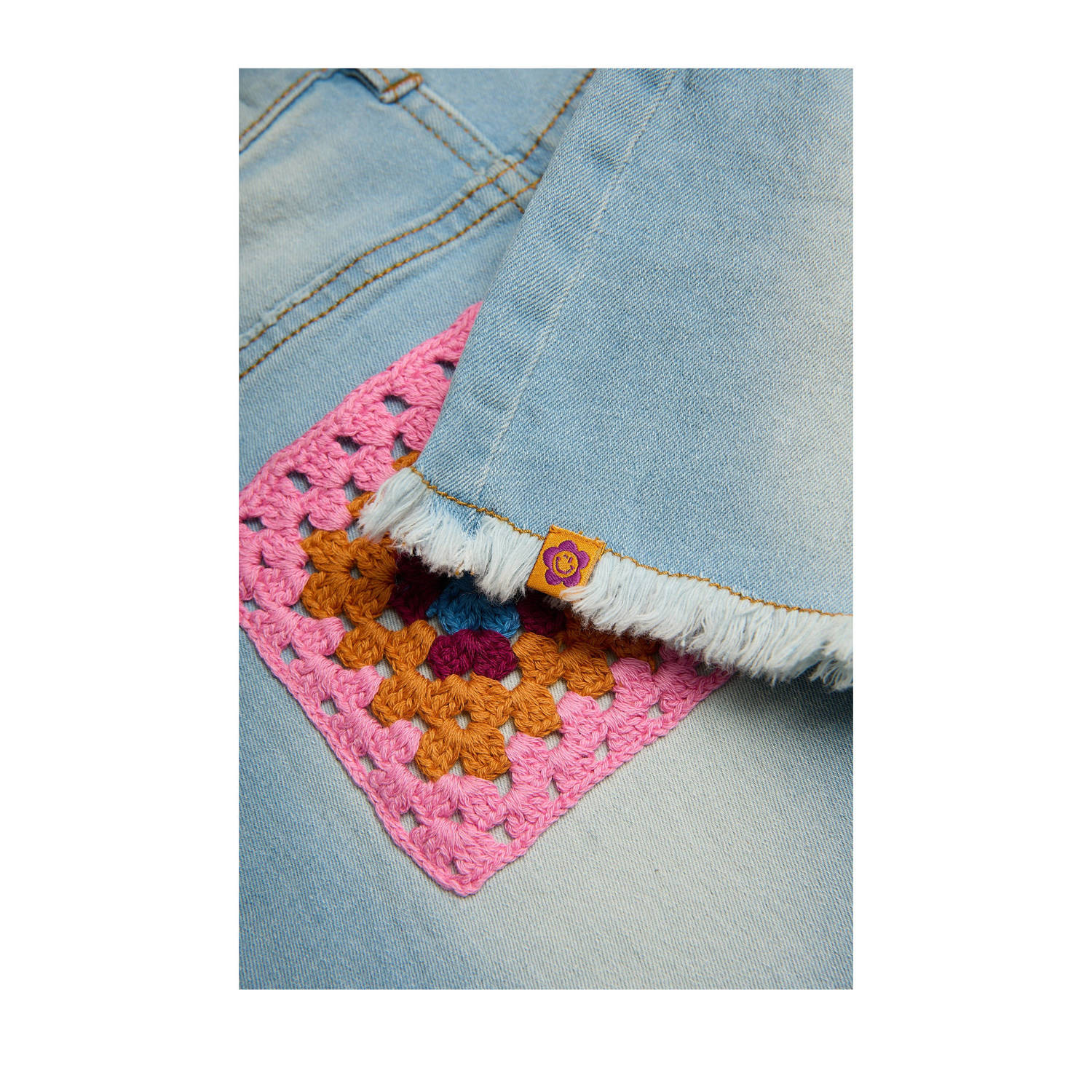 4PRESIDENT denim short light blue denim