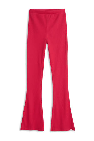 flared broek fuchsia