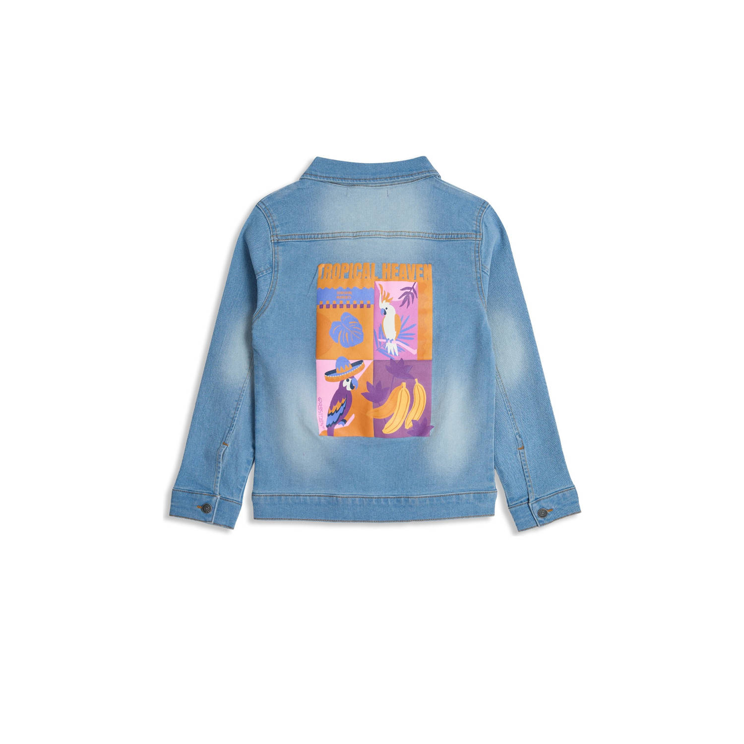 4PRESIDENT spijkerjas zomer light blue denim