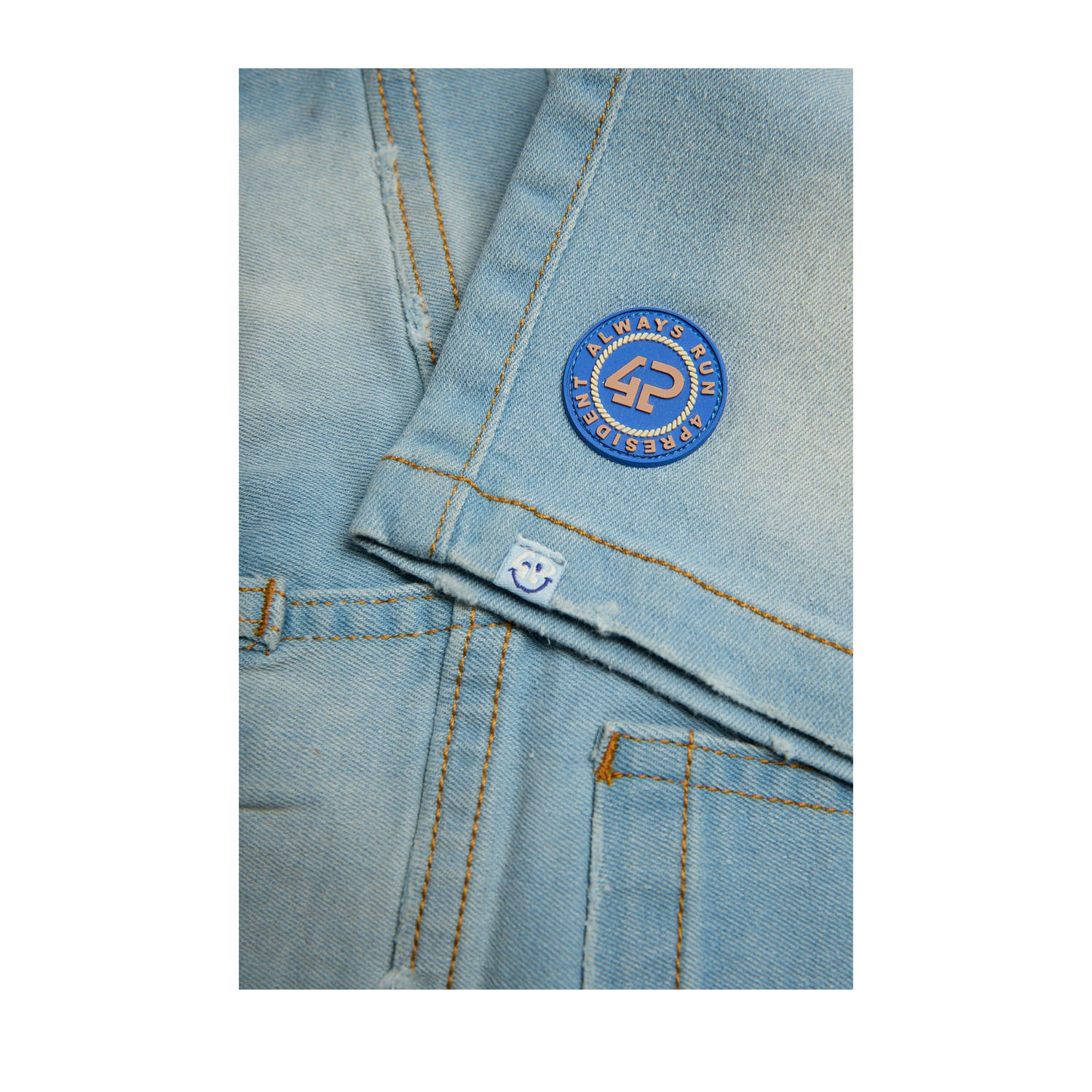 4PRESIDENT denim short light blue denim