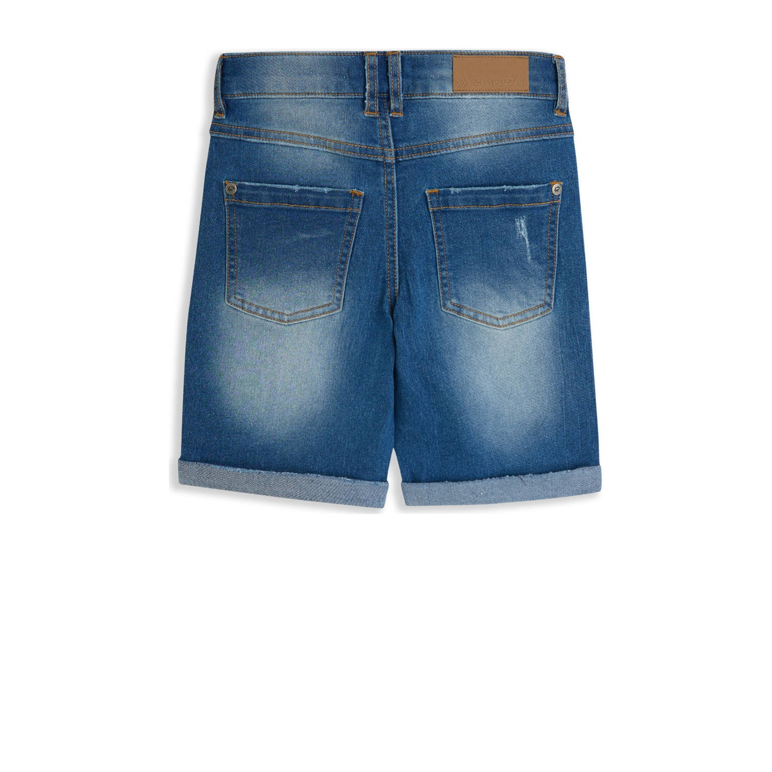 4PRESIDENT denim short medium blue denim