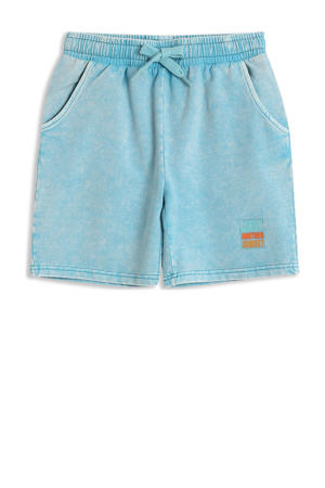 sweatshort lichtblauw
