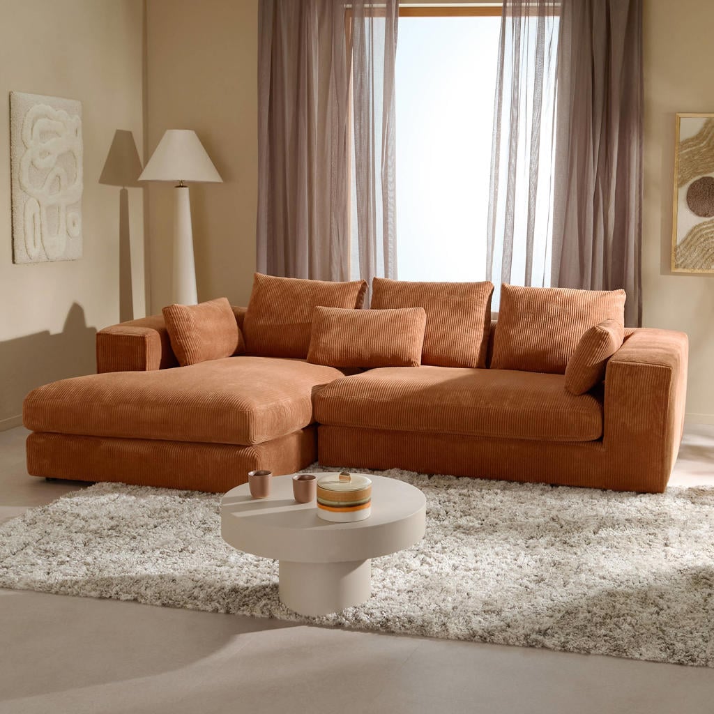 NOUS Living hoekbank links Vidar - terra