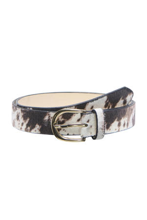 riem ONLCYRAH met koeienprint bruin