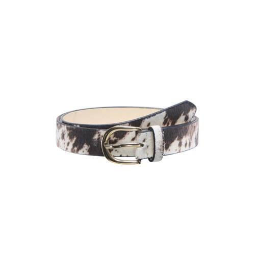 ONLY riem ONLCYRAH met koeienprint bruin afbeelding