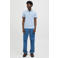 JACK & JONES ESSENTIALS slim fit polo JJEPAULOS lichtblauw