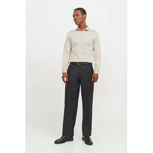 JACK & JONES PREMIUM super slim fit overhemd JJPRPARMA ecru afbeelding